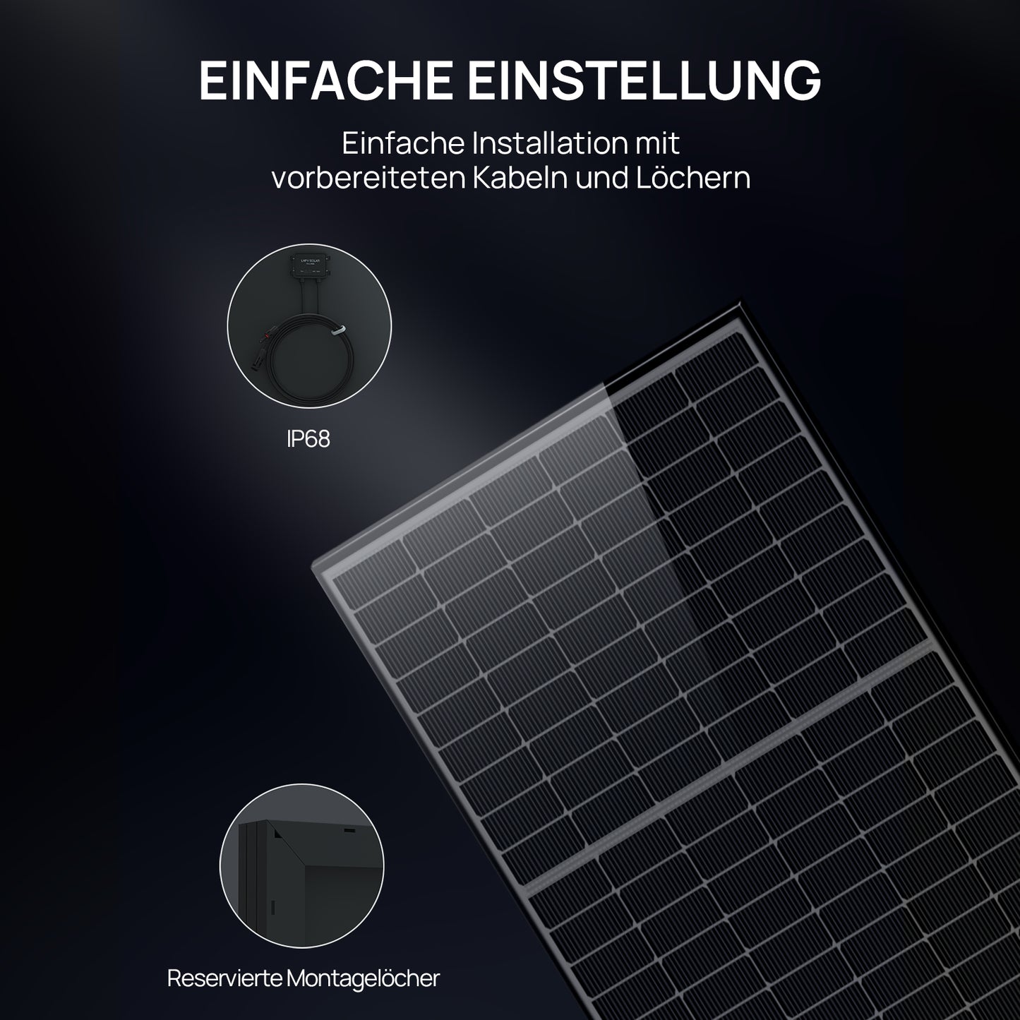 Eco-Worthy 430W*4 N-Typ monokristallines Solarmodul | geeignet für Balkon Photovoltaik | Anlagen und netzgekoppelte sowie netzunabhängige Systeme