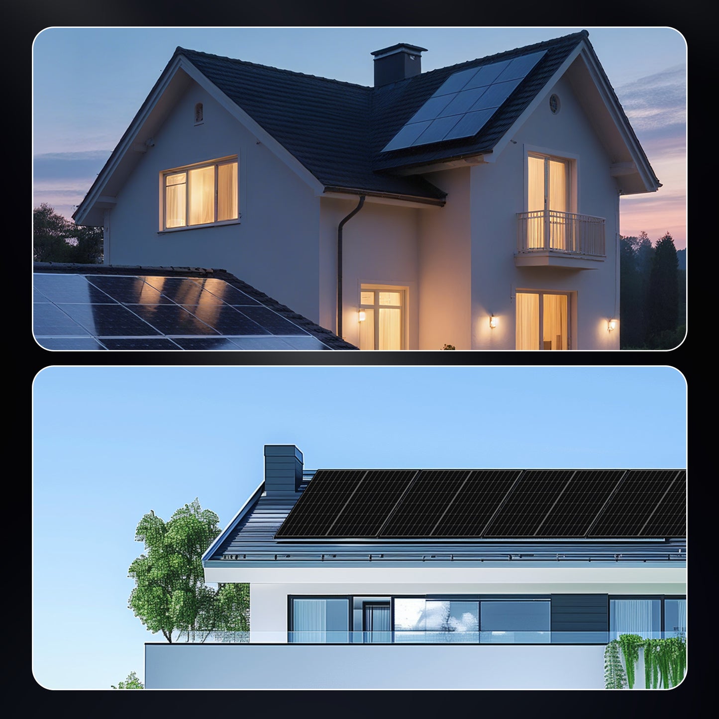 Eco-Worthy 430W*4 N-Typ monokristallines Solarmodul | geeignet für Balkon Photovoltaik | Anlagen und netzgekoppelte sowie netzunabhängige Systeme