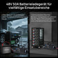 Eco-Worthy 48V 50A intelligentes Batterieladegerät—geeignet für Generatorladung—einstellbarer Strom 0-50A@230VAC