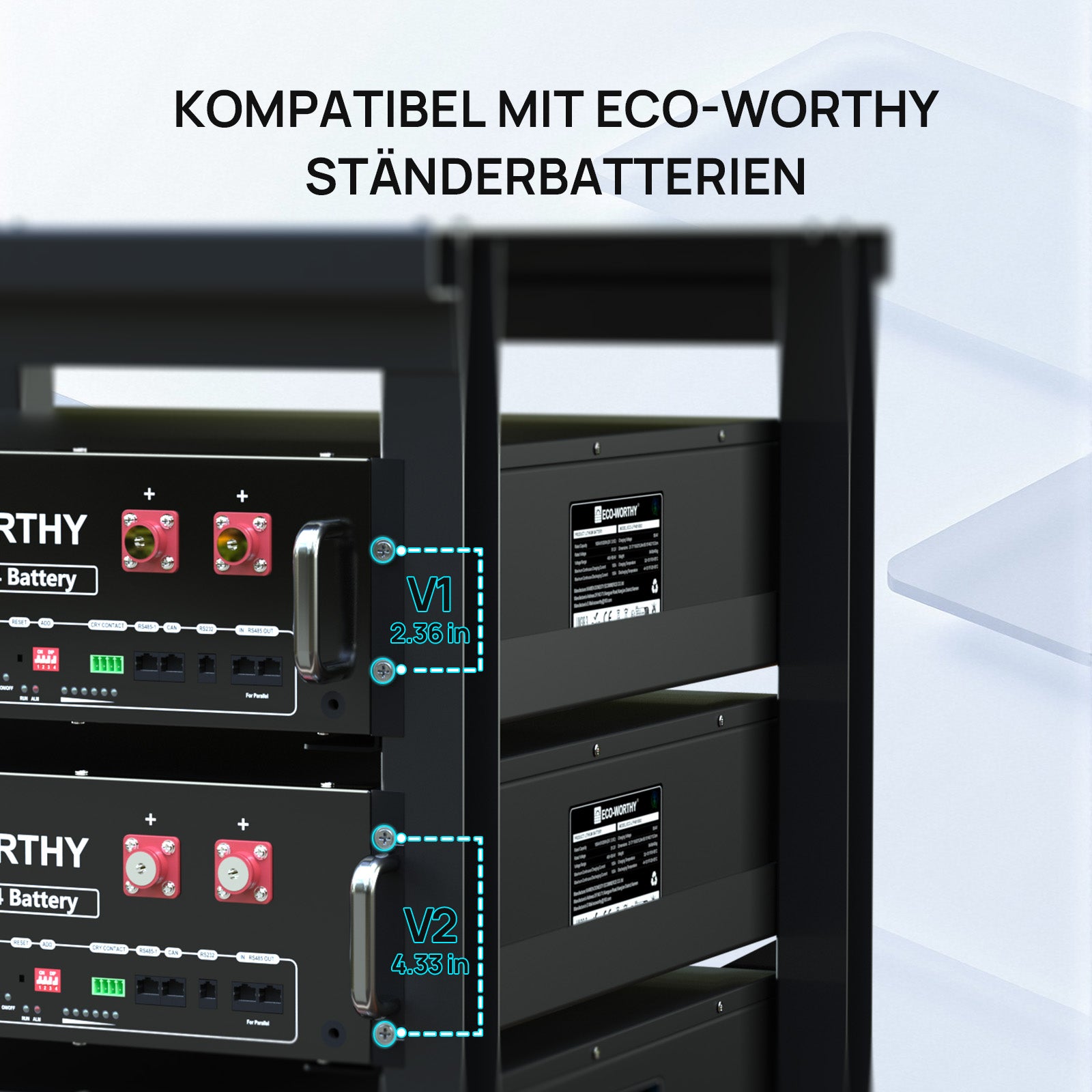 ECO-WORTHY 6-lagiges 19-Zoll-Server-Farm-Rack-6