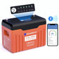 Eco-Worthy EnergyTrek-Serie 12V 100Ah LiFePO4 Lithium Batterie—Bluetooth und Untertemperaturschutz—LED-Statusleuchte