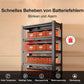 Eco-Worthy EnergyTrek-Serie 12V 100Ah LiFePO4 Lithium Batterie—Bluetooth und Untertemperaturschutz—LED-Statusleuchte
