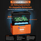 Eco-Worthy EnergyTrek-Serie 12V 314Ah LiFePO4 Lithium Batterie—Bluetooth und Untertemperaturschutz—LED-Statusleuchte