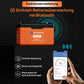 Eco-Worthy EnergyTrek-Serie 12V 314Ah LiFePO4 Lithium Batterie—Bluetooth und Untertemperaturschutz—LED-Statusleuchte
