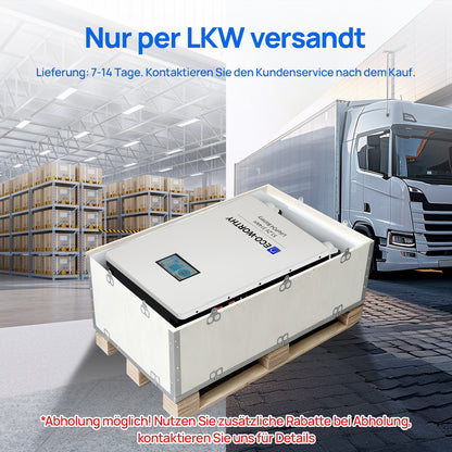 Eco-Worthy Heimspeicher Bündel—48V 314AH Lithium Batterie und 48V 5000W All-in-One-Wechselrichter