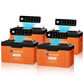 Eco-Worthy 12V 314Ah LiFePO4 Lithium Batterie—Bluetooth und Untertemperaturschutz—LED-Statusleuchte