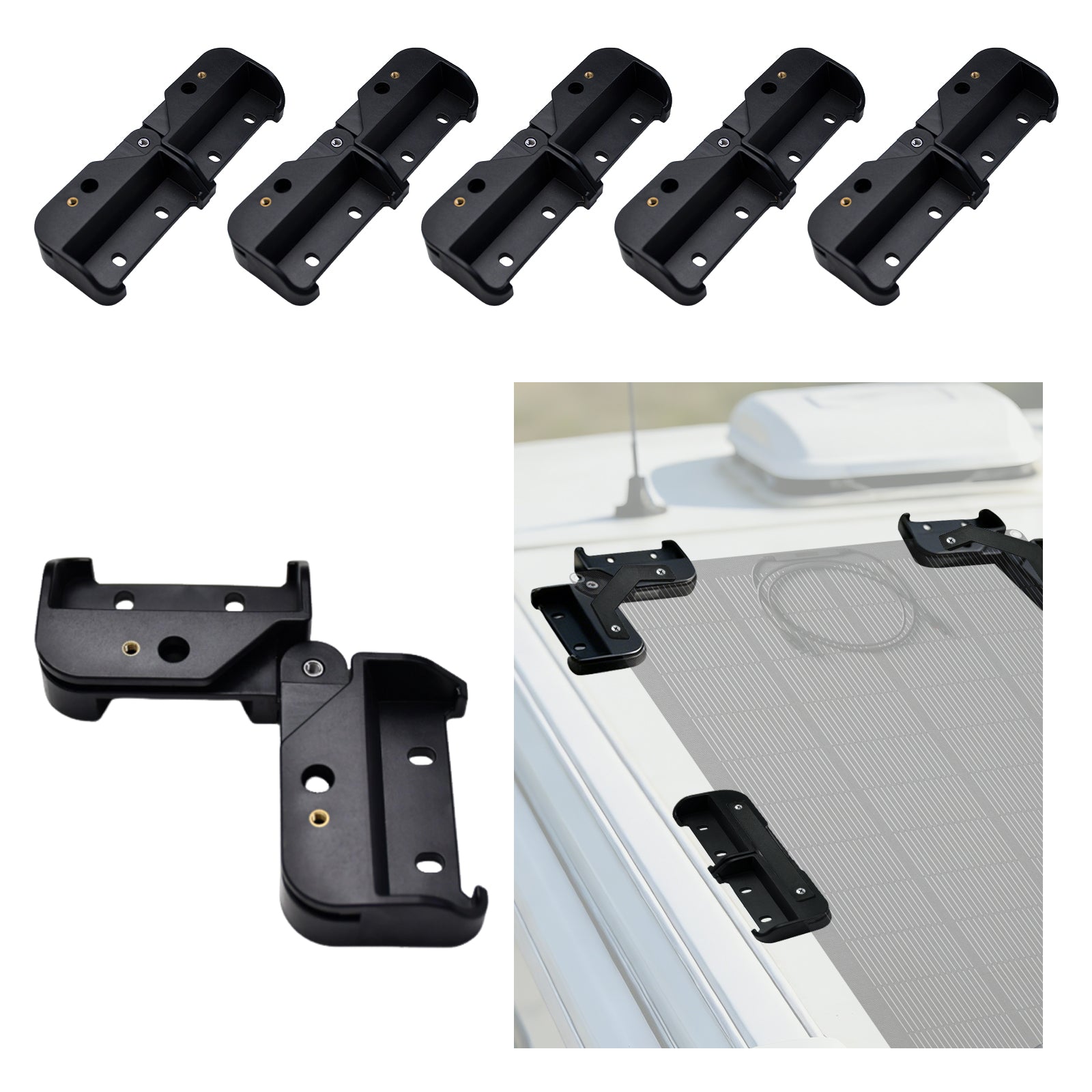 ECO-WORTHY Solarpanel-Halterung—Generalüberholt & Originalverpackt