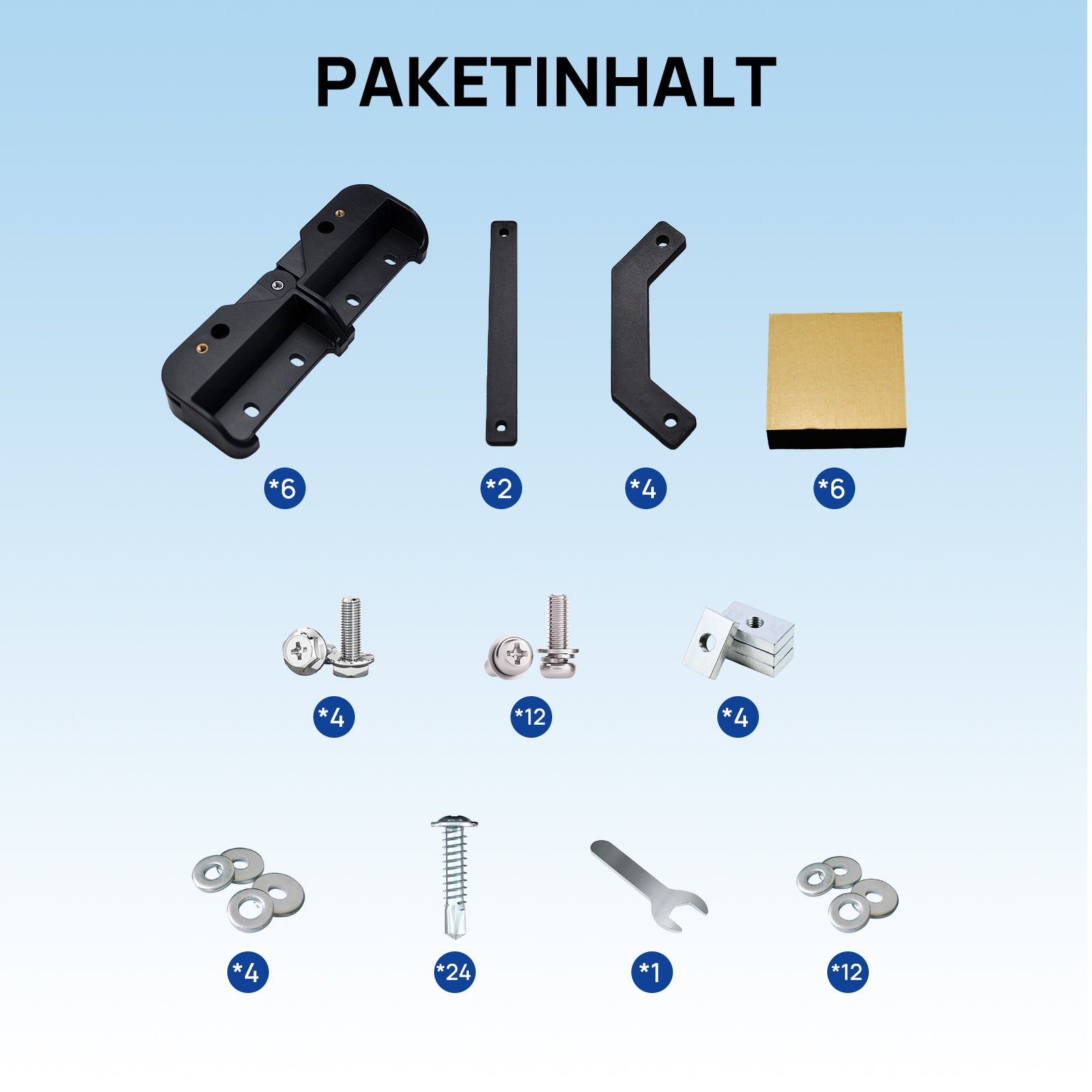 ECO-WORTHY Solarpanel-Halterung—Generalüberholt & Originalverpackt