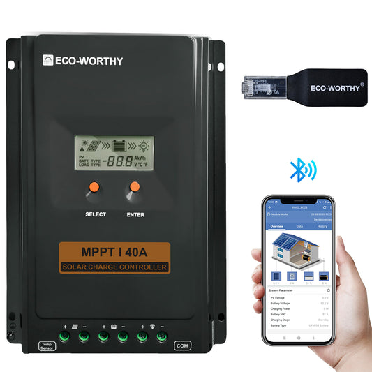 MPPT Solarladeregler 40A 12V/24V