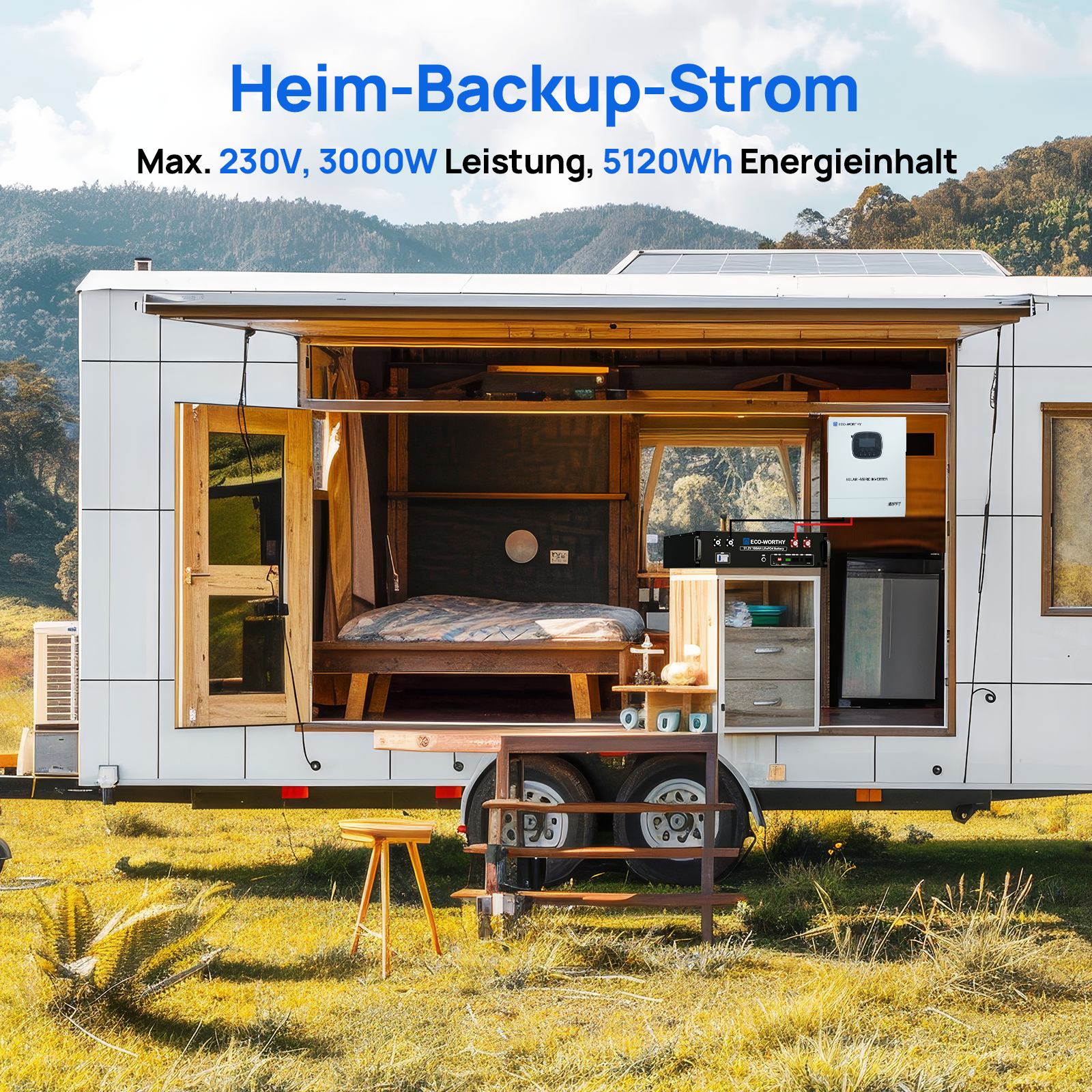 Notstromversorgungssystem__Privathaushalte__mit__48V__100Ah__LiFePO4-Batterie__und__48V__3000W__Hybrid-Wechselrichter__6