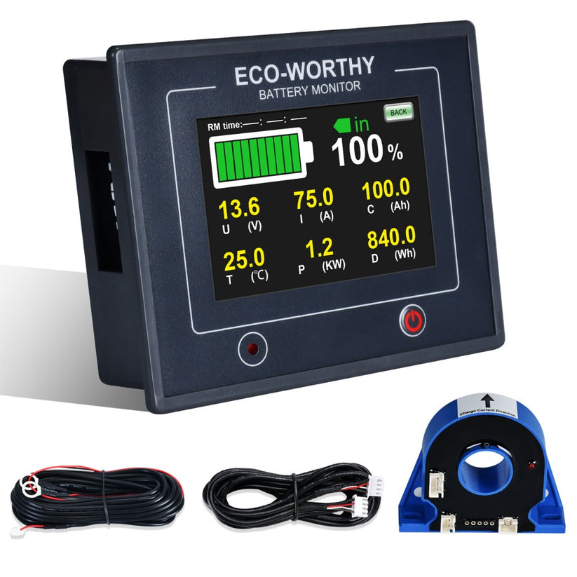 200A Battery Monitor mit HallSensor für AGM und Lithium Batterien