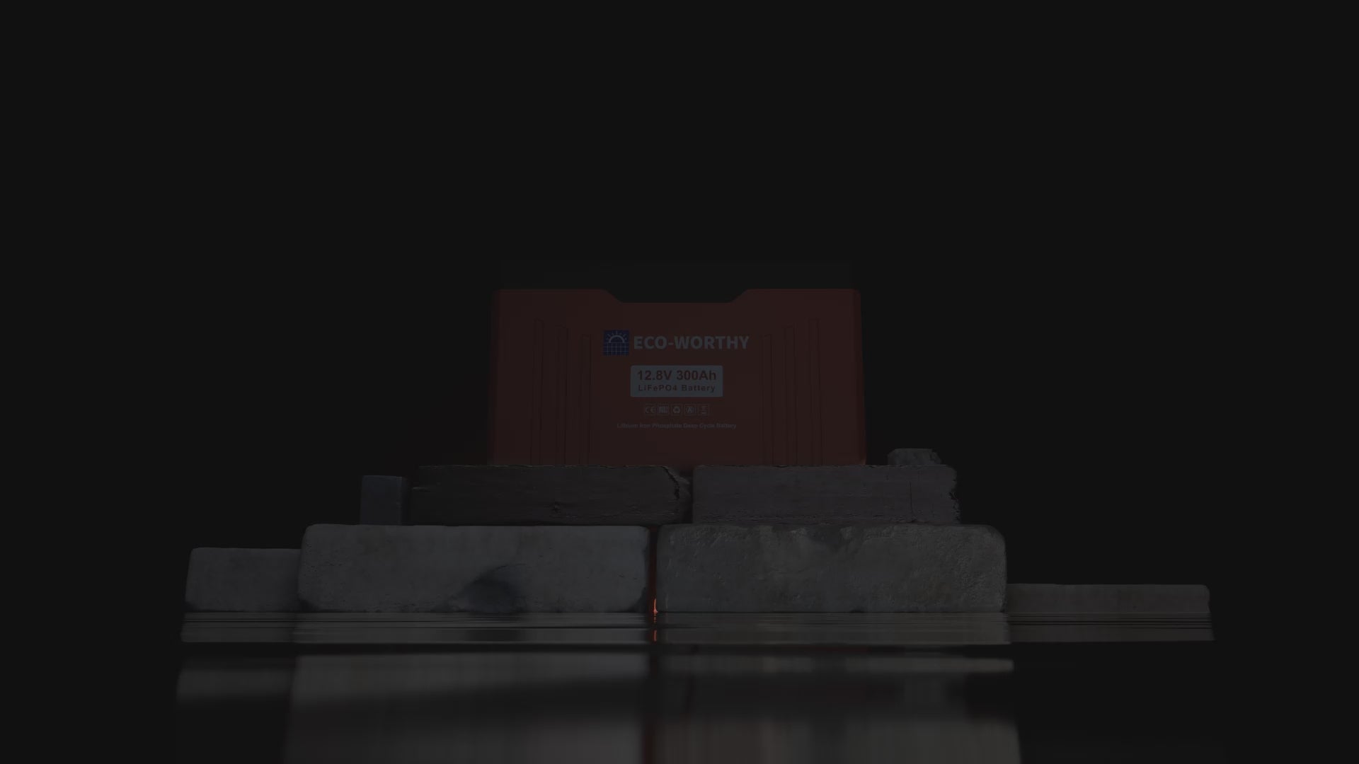 12V 300Ah LiFePO4 Lithium Batterie mit Bluetooth und Untertemperaturschutz