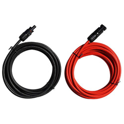 2x 5m Solarkabel 4mm² mit MC4 Stecker für Solaranlage