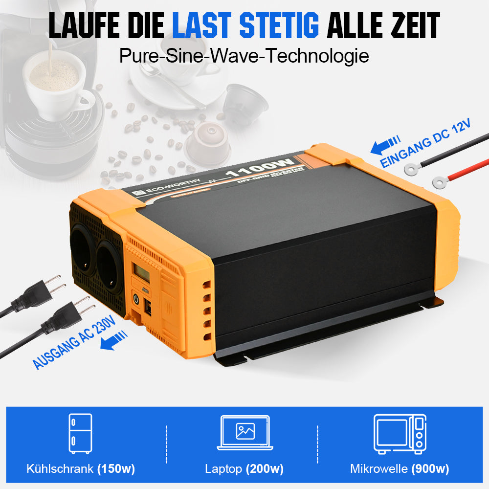ecoworthy_12V_1100W_power_inverter_pure_sine_wave_2