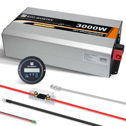 Eco-Worthy 3000W 24V Solar Wechselrichter Reiner Sinus DC 24V AC 230V