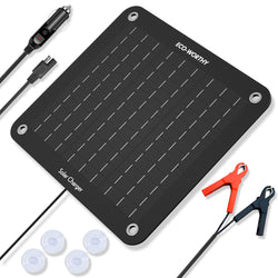 5Wp 10Wp Tragbares Solar-Erhaltungsladegerät für 12V-Batterien in Auto & Boot