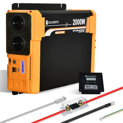 2000W 12V Solar Wechselrichter Reiner Sinus DC 12V AC 230V
