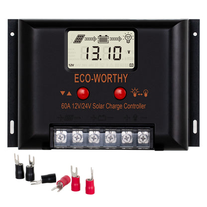 PWM Solarladeregler 60A in Wohnmobil und am Haus mit solaren Panelen
