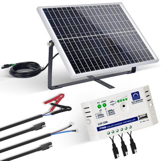 5Wp 10Wp Tragbares Solar-Erhaltungsladegerät für 12V-Batterien in Auto &  Boot